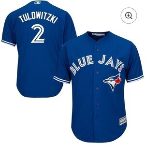 Toronto Blue Jays Tulowitzki Majestic Royal Alternate Cool Base Player Jersey